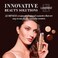Luminess Silk Airbrush Spray Foundation &amp; Buffing Brush Kit &ndash; Full Coverage Foundation &amp; Dual-Sided Buffing Brush - Buildable Coverage, Anti-Aging Formula Hydrates &amp; Moisturizes (Shade - Medium)
