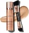 Luminess Silk Airbrush Spray Foundation &amp; Buffing Brush Kit - Light Medium, Unisex, Skin Foundation Concealer