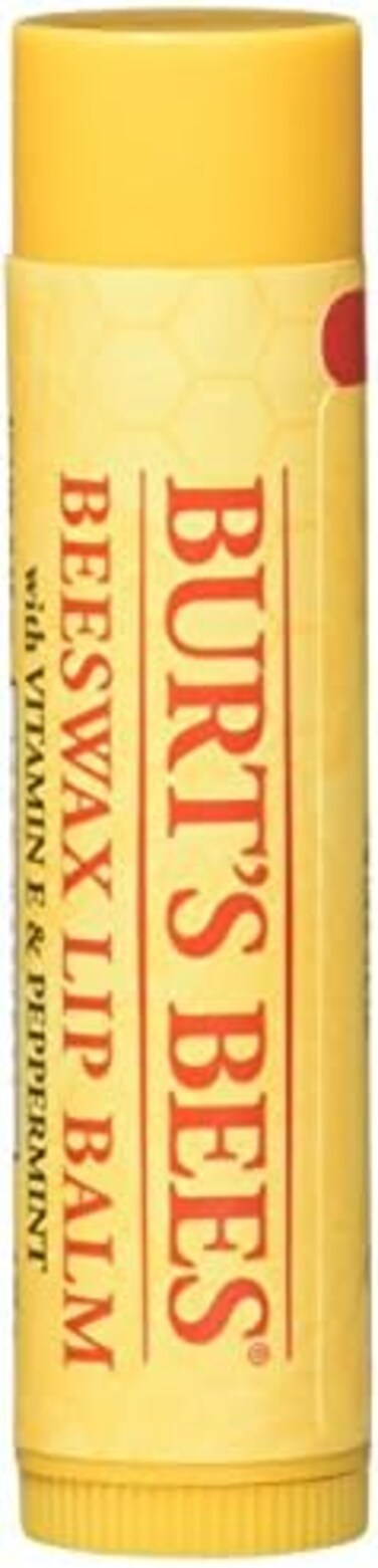 Burt's Bees Beeswax Lip Balm With Vitamin E &amp; Peppermint 0.15 Oz (Pack Of 10)
