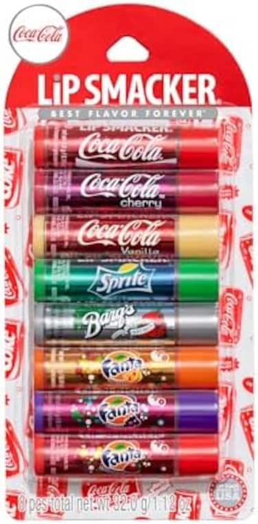 Lip Smacker Coca-Cola Party Pack Lip Glosses, 8 Count, Coca Cola Variety 1 (Sfs Only)