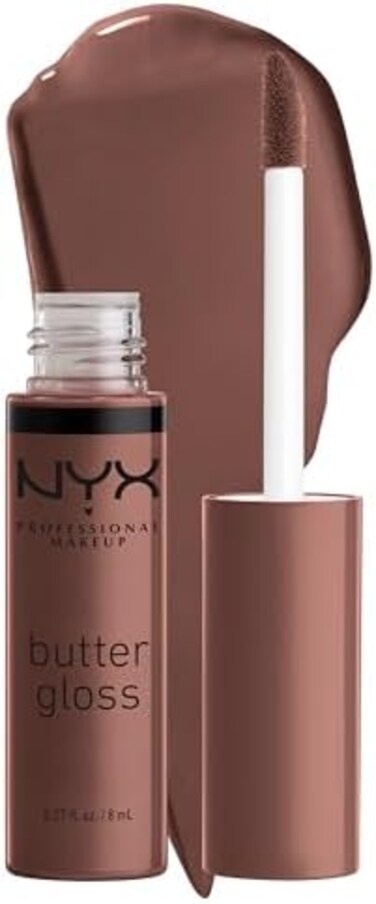 Nyx Professional Makeup Butter Gloss, Peaches &amp; Cream, 0.27 Fluid Ounce