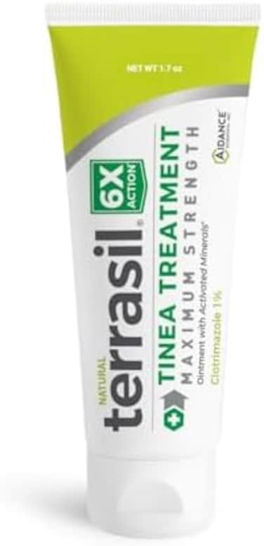 علاج التينيا بقوة قصوى مع المعادن المنشطة الطبيعية بالكامل للتخفيف السريع من الالتهابات الفطرية التينيا أسرع 6 مرات (حجم أنبوب 50 جم)