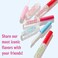 Lip Smacker Liquid Flavored Lip Gloss Friendship Pack  Tropical Punch, Watermelon, Cotton Candy, Sugar, Strawberry, Stocking Stuffer, Christmas Gift, Set Of 5
