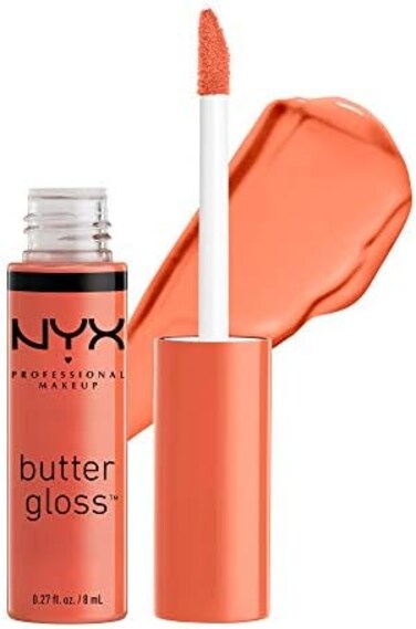 Nyx Professional Makeup Butter Gloss, Peach Crisp, 0.27 Fluid Ounce