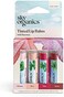 بلسم شفاه ملون عضوي من سكاي أورجانيكس - 4 عبوات بألوان متنوعة - مع شمع العسل وزيت جوز الهند وزبدة الكاكاو وفيتامين هـ - مرطب الشفاه بالنعناع للشفاه الجافة والمتشققة - مرطب الشفاه الملون.
