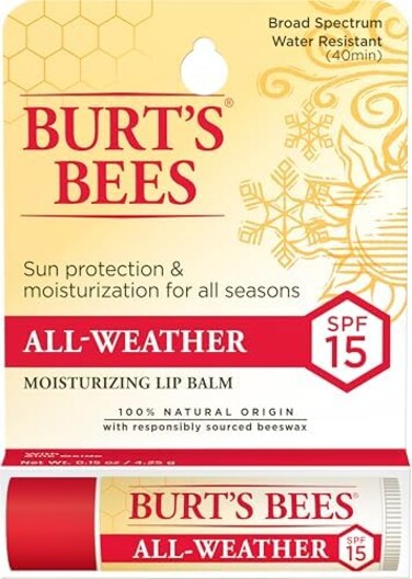 بيرت بيز مرطب الشفاه لجميع الأحوال الجوية بعامل حماية من الشمس بدرجة 15