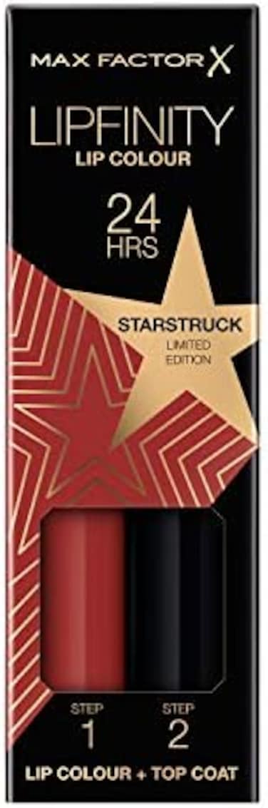 Max Factor Rising Stars Limited Edition Lipfinity Long-Lasting Two Step Liquid Lipstick, 90 Starstruck