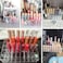 Tecbeauty 40 Grids Lipsticks Holder - Clear Acrylic Lipgloss Lipstick Organizer And Storage Display Case For Lip Gloss, Lipstick Tubes