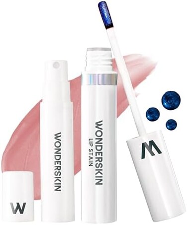 Wonderskin Peel &amp; Reveal Wonder Blading Lip Stain Long Lasting, Natural Based, Transfer Proof Liquid Blading Color Treatment. Waterproof With No Touch-Ups Needed (Xoxo)