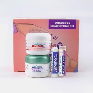 Physassist - Comfort Kit For Chemo &amp; Radio Patient The Gift Of Love, Faith &amp; Support. 2-1.5 Oz Face And Body Cream Plus Lip Balm &amp; Roll-On