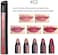 5 In 1 Matte Lipstick,Multicolor Combination Lipsticks Velvety High Pigment Lip Makeup Non-Marking Lip Gloss Moisturizing Long Lasting Lips Cosmetics Makeup(2Pcs)