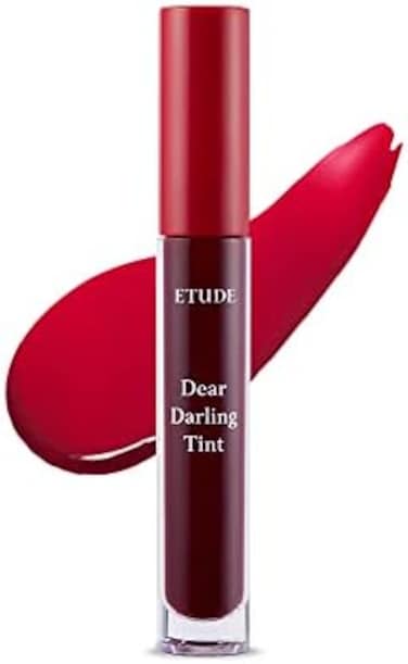 Etude Dear Darling Water Gel Tint (#Rd302 Dracula Red) (21Ad), Long-Lasting Effect Up With Fruity, Juicy, Moist, And Vivid Coloring