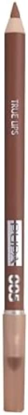 Pupa Milano True Lips Blendable Lip Contour Pencil - Dual-Ended Matte Lining Color And Brush - Creamy, Hydrating, High Pigment, Smudge Proof Formula - Paraben Free - 005 Raw Sienna Sand - 0.042 Oz
