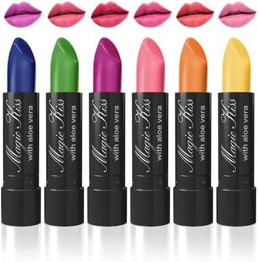 مجموعة أحمر الشفاه ماجيك كيس بخلاصة الصبار متغير اللون