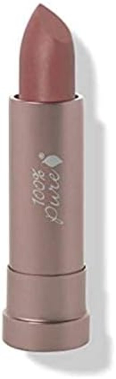 100% Pure Cocoa Butter Matte Lipstick (Fruit Pigmented), Sahara, Full Coverage, Long Lasting, Matte Lip, Moisturizing Cocoa Butter, Natural Makeup (Deep Neutral Nude) - 0.15 Oz