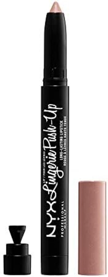Nyx Professional Makeup Lip Lingerie Push-Up Long Lasting Plumping Lipstick - Lace Detail (Nude Pink Beige)