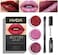 Kyda 3 Colors Glitter Lip Kit, Diamond Metllic High Pigmented Powder For Lips Cosmetics, Glitter Lips Makeup,With Lip Primer And Brush, Long Wear-Set A