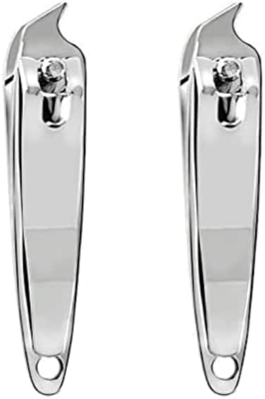 2 Pcs Metal Slanted Edge Nail Cutting Clippers Pedicure Manicure Tool Slanted Tip Cuticle Nail Clipper Cutter Nail Clipper Cutter Pedicure Manicure Tool