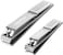 Nail Clippers Set, Ultra Sharp Sturdy Fingernail And Toenail Clipper Cutters With Visibly Tin Case By - Stainless Steel