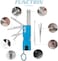 Multi-Function 8 In 1 Nail Clipper, Pocket Keychain Knife Scissor (Blue)