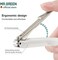 Mr.Green Nail Clippers Anti Splash Fingernail Cutter Stainless Steel Manicure Tools Nail Scissors Detachable Design Nail Trimmer (M+Nano Glass File)