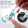 Toenail Clippers For Seniors Thick Toenails, Nail Clipper Set With Ingrown Toenail Tool &amp; 16Mm Wide Opening Nail Clippers For Men &amp; 360 Degree Rotary Fingernail Clipper &amp; Leather Case And Nail File