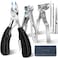 Toenail Clippers For Seniors Thick Toenails, Nail Clipper Set With Ingrown Toenail Tool &amp; 16Mm Wide Opening Nail Clippers For Men &amp; 360 Degree Rotary Fingernail Clipper &amp; Leather Case And Nail File