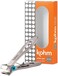 Kohm Cp-120L مقص أظافر بفك عريض 5 مم للأظافر السميكة