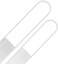 Set Of 2 Czech Crystal Nail Files - Genuine Czech Tempered Glass - Handmade - Double Sided - Etched - Lifetime Guaranty - Glass Nail Files For Natural Nails