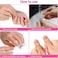 8 Pieces Nano Shiner Files Glass Natural Nail Files Crystal Nail Shiner Buffer Polisher With Case For Natural Nails
