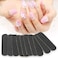 100 Pcs Mini Nail Files Bulk, Disposable Double Sided Emery Board 180/240 Grit, Fingernail Nail File Buffer Set Manicure Tool For Natural Acrylic Fake Nails Home And Salon Use (Black)