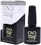 Cnd Shellac Gel Nail Polish Xpress5 Top Coat، كريستال لامع مقاوم للخدش، خطوة نهائية واقية طويلة الأمد مع عدم وجود ضرر للأظافر، 0.25 أونصة سائلة
