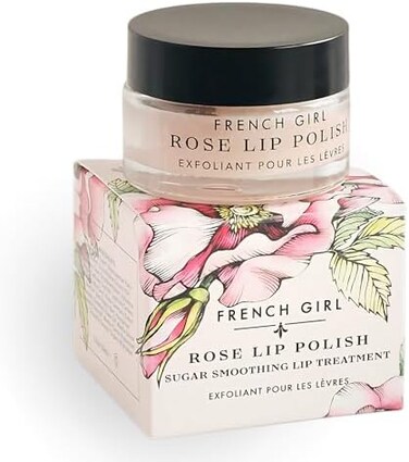 French Girl Organics - Organic/Vegan Rose Lip Polish (1 Oz / 30 ml)