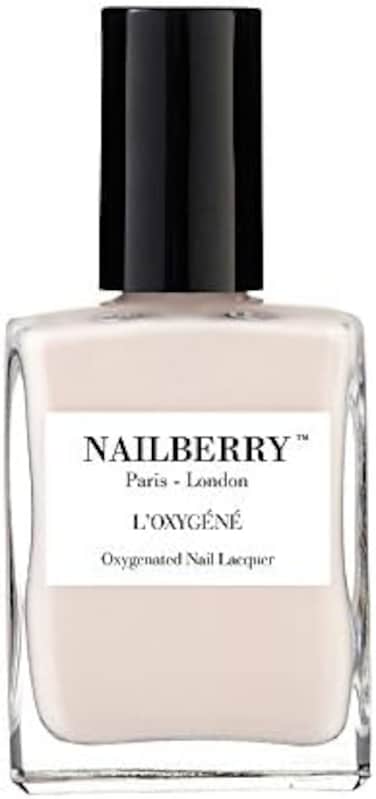 Nailberry L'Oxyg&eacute;n&eacute; Oxygenated Nail Lacquer, Almond, 15ml, Polish For A Healthier Manicure &amp; Long Lasting Colour, 12-Free, Vegan, Halal, Cruelty &amp; Gluten Free