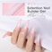 Gellen Builder Gel Kit - Nail Extension Gel Nude Pinks White Light Orange Builder Nail Gel Kit 4 Colors Hard Nail Gel Builder 15ml