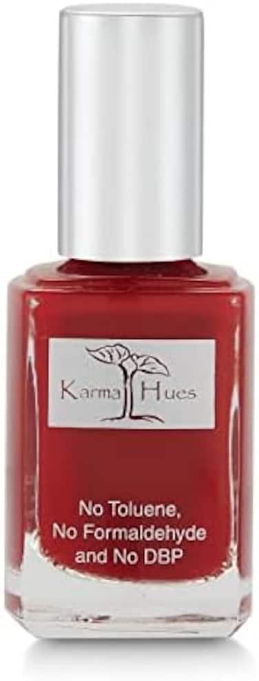 Natural Non Toxic Nail Polish - Vegan And Cruelty Free Nail Paint For Nail Art - Fast Drying Nail Polish For Women - Long Lasting Nail Polish (Bordeaux)