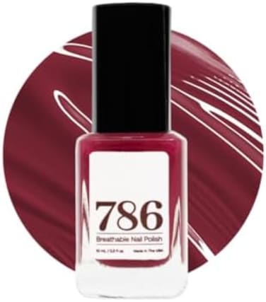 786 Cosmetics Breathable Nail Polish - Vegan, Cruelty-Free, Healthy, Halal, Fast-Drying (Goychay)