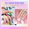 23 Pcs Gel Nail Polish Set, Fall Colors Collection Soak Off Nail Gel Polish With Glossy &amp; Matte Top Coat And Base Coat Nail Art Set