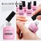 Aimeili Builder Base Clear Sheer Color Gel, No Need Slip Solution Builder Extension, Soak Off Gel Nail Polish 6Pcs X 10ml - Kit Set 36