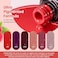 Beetles Gel Polish Red Gel Nail Polish Set - 6 Bottles Burgundy Purple Lilac Sangria Nail Gel Polish Kit For Spring Glamour, 2024 Wine Red Gel Polish Soak Off Uv LED Nail Lamp