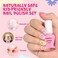 Tomicca Nail Polish Set Candy Rainbow Colors 100% Non-Toxic Washable Odorless Peel Off Natural Safe Nail Polish Set Quick Dry Nail Polish Gifts Toys Kit For Girls