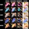 Meet Across 9D Cat Eye Gel Nail Polish Set Soak Off Uv LED Light Starry Sky Effect Magic Gel Nail Polish Kit Manicure Nail Art Gift Kit 6 Colours Free Magnet Stick