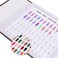 Noverlife 120 Nail Colors Display Book With 120 False Nail Tips, Nail Gel Polish Display Chart, Nail Art Samples Color Swatches Cardboard Nail Design Showcase For Manicure Salon Studio