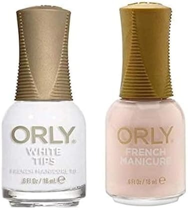 Orly French Manicure Duo Kit Nail Polish, Nail Lacquer, White Tips And Pink Nude, 0.6 Oz Each