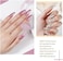 Gaoy Nail Polish Gel Set, Pack Of 6 - Burgundy Red
