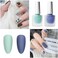 6 Colors Matte Nail Polish Set, Mist Effect Matte Finish Velvet Gel Nail Polish Kit, Long Lasting Waterproof Velvet Nail Polish Nail Art 8 ml/Bottle -#A