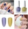 6 Colors Matte Nail Polish Set, Mist Effect Matte Finish Velvet Gel Nail Polish Kit, Long Lasting Waterproof Velvet Nail Polish Nail Art 8 ml/Bottle -#A