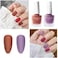 6 Colors Matte Nail Polish Set, Mist Effect Matte Finish Velvet Gel Nail Polish Kit, Long Lasting Waterproof Velvet Nail Polish Nail Art 8 ml/Bottle -#A