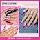 Pink Gel Nail Polish Set 6 Colors, Hot Pink Shades Spring Neon Light Bright Pink Magenta Electric Tones Craze Nail Art Design At Home Diy Manicure Kit Gifts For Women