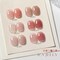 Gaoy Jelly Nude Gel Nail Polish Set, 6 Transparent Colors Sheer Red Pink Brown Soak Off Uv Light Cure Gel Polish Kit For Salon And Nail Art Diy At Home